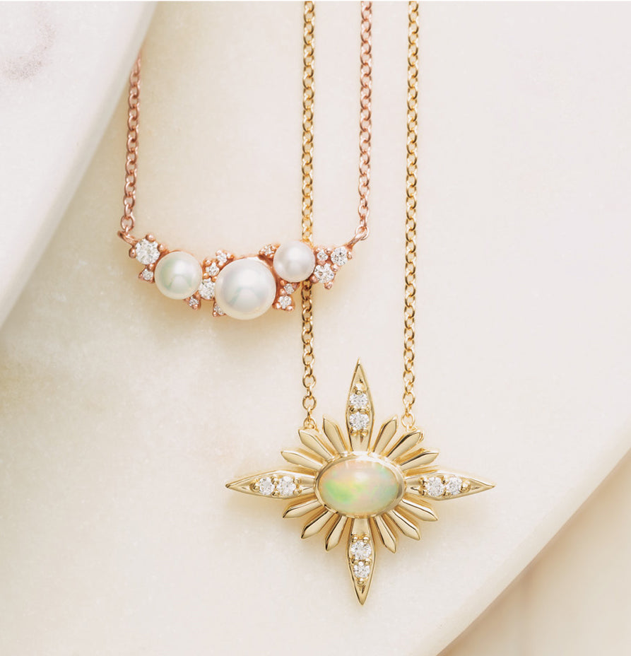 Ethiopian Starburst Opal Necklace