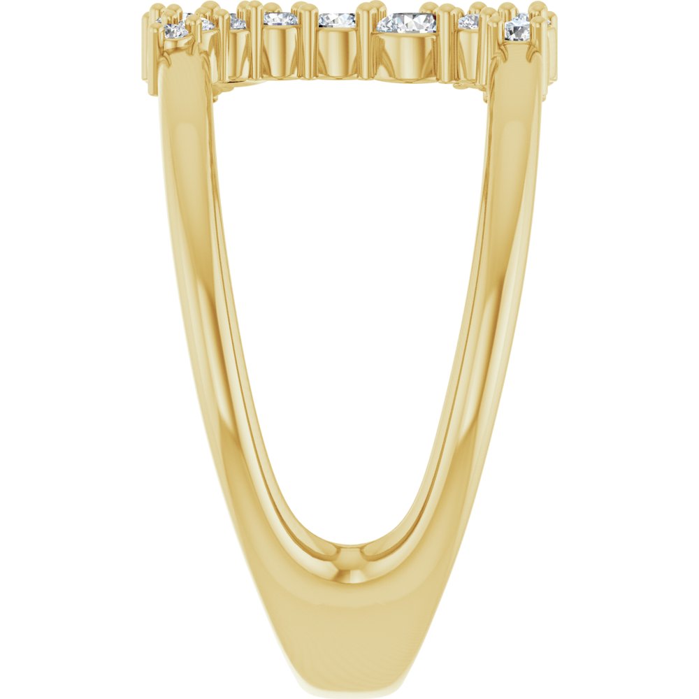 Negative Space Ring - 14K Yellow Gold