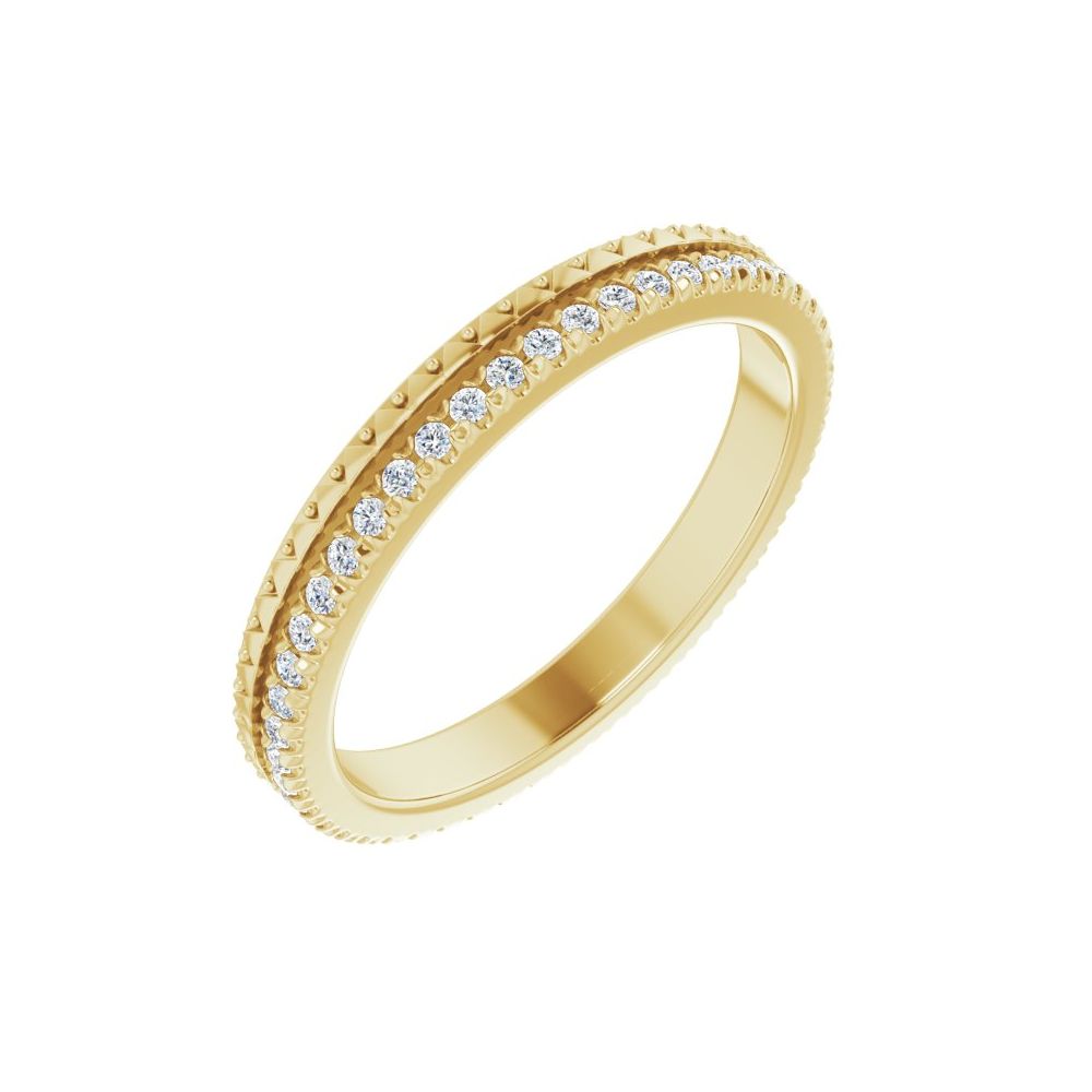 yellow gold Diamond Anniversary Band