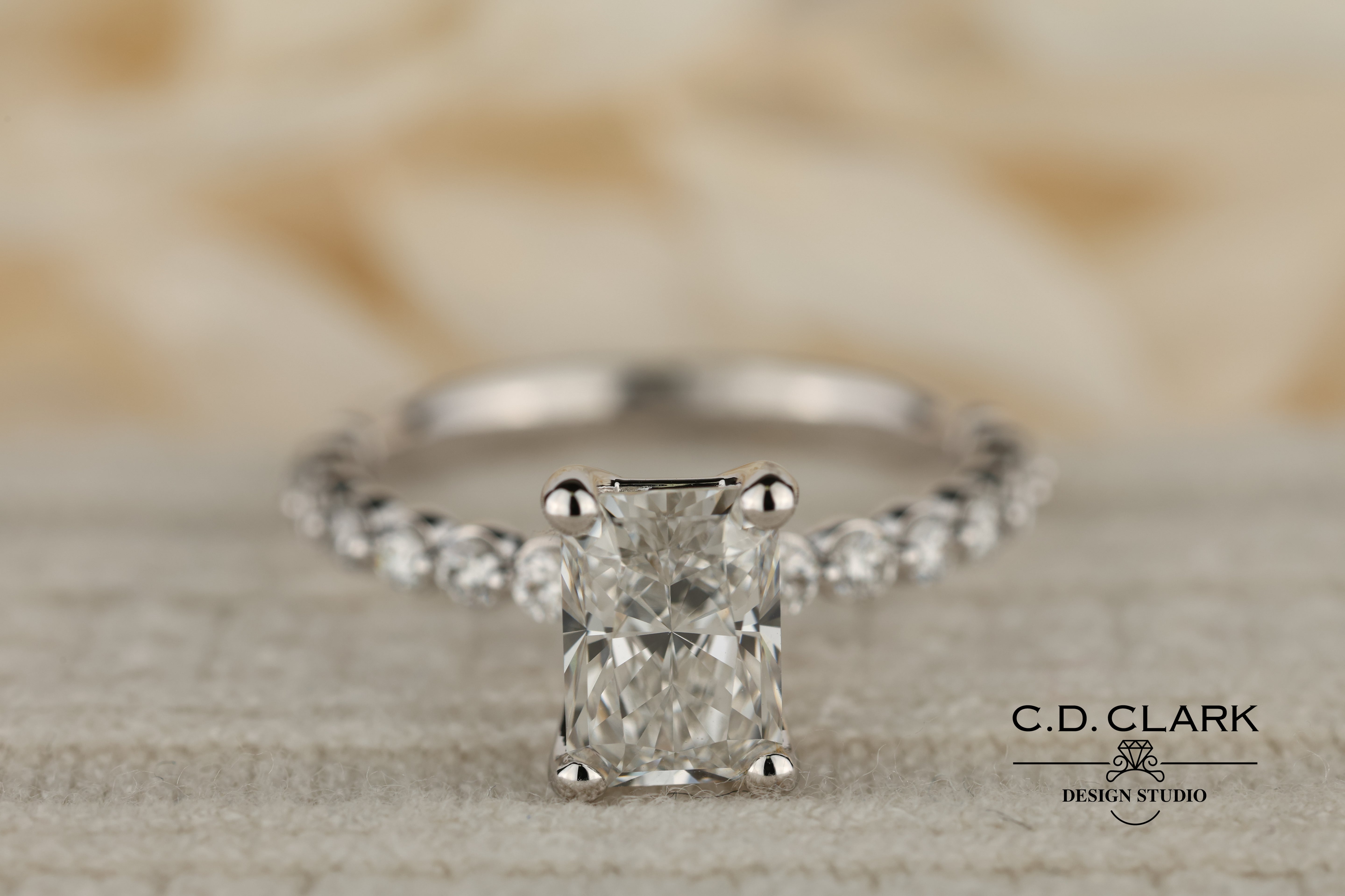 Dazzling 1.50ct Radiant Engagement Ring