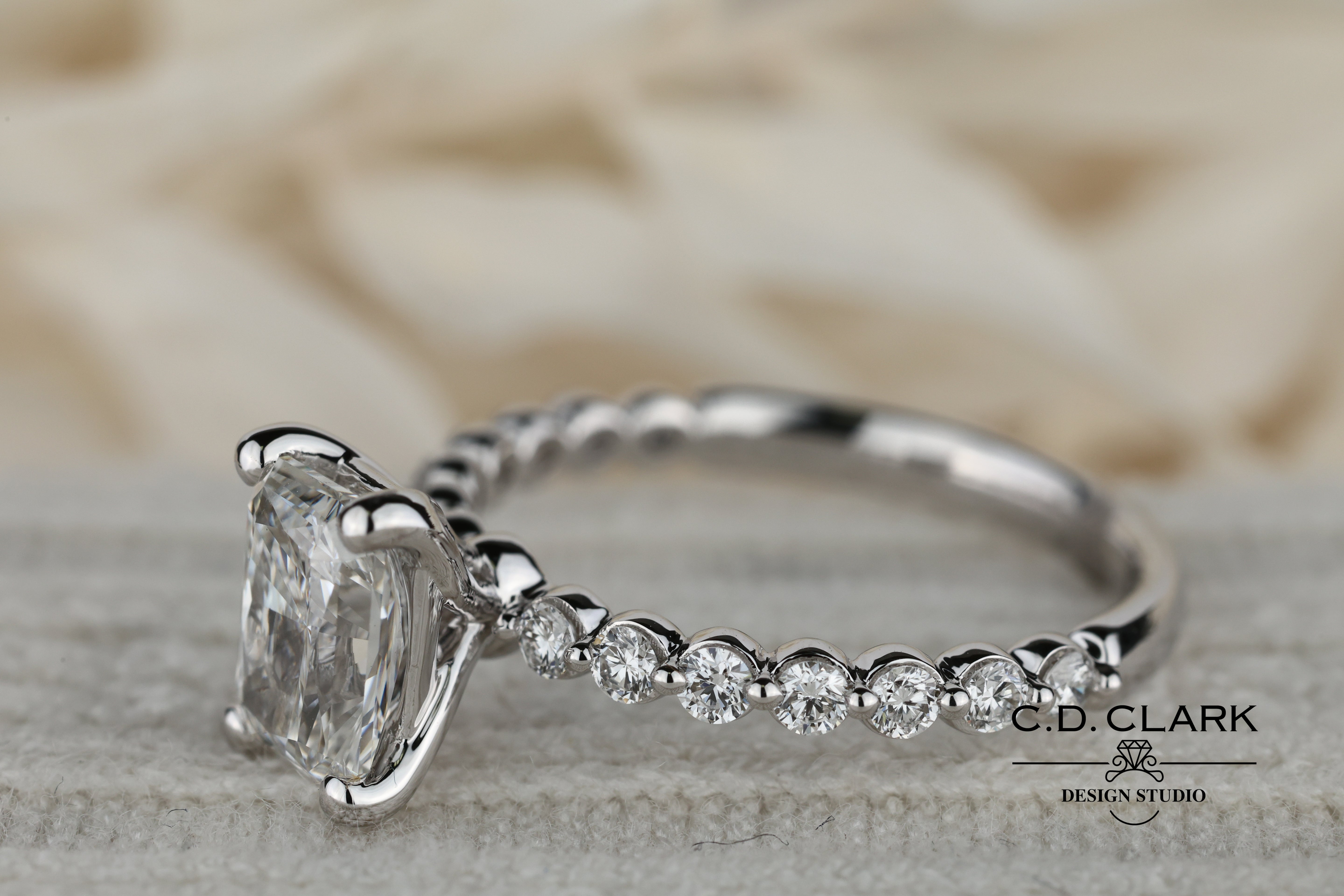 Dazzling 1.50ct Radiant Engagement Ring