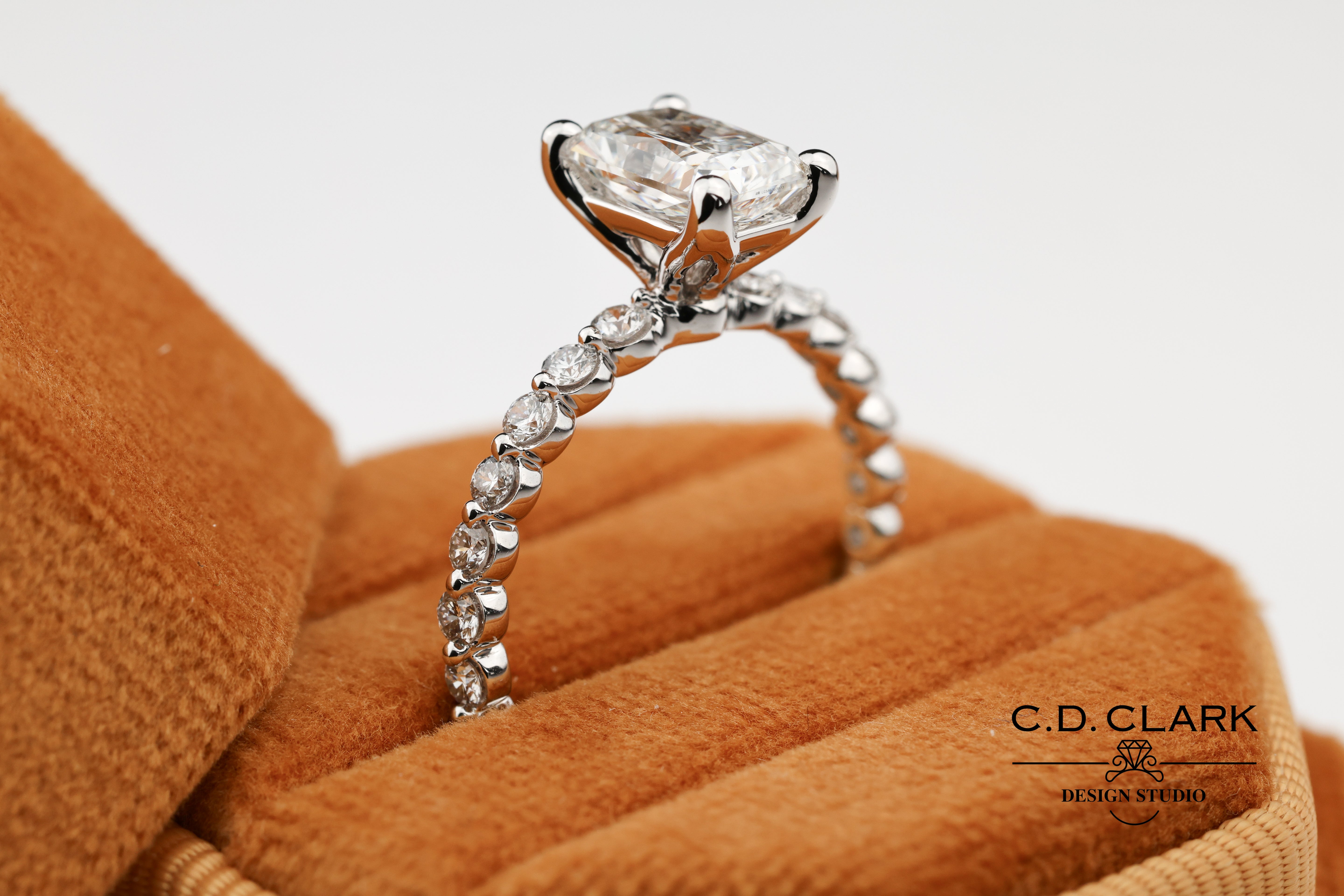 Dazzling 1.50ct Radiant Engagement Ring