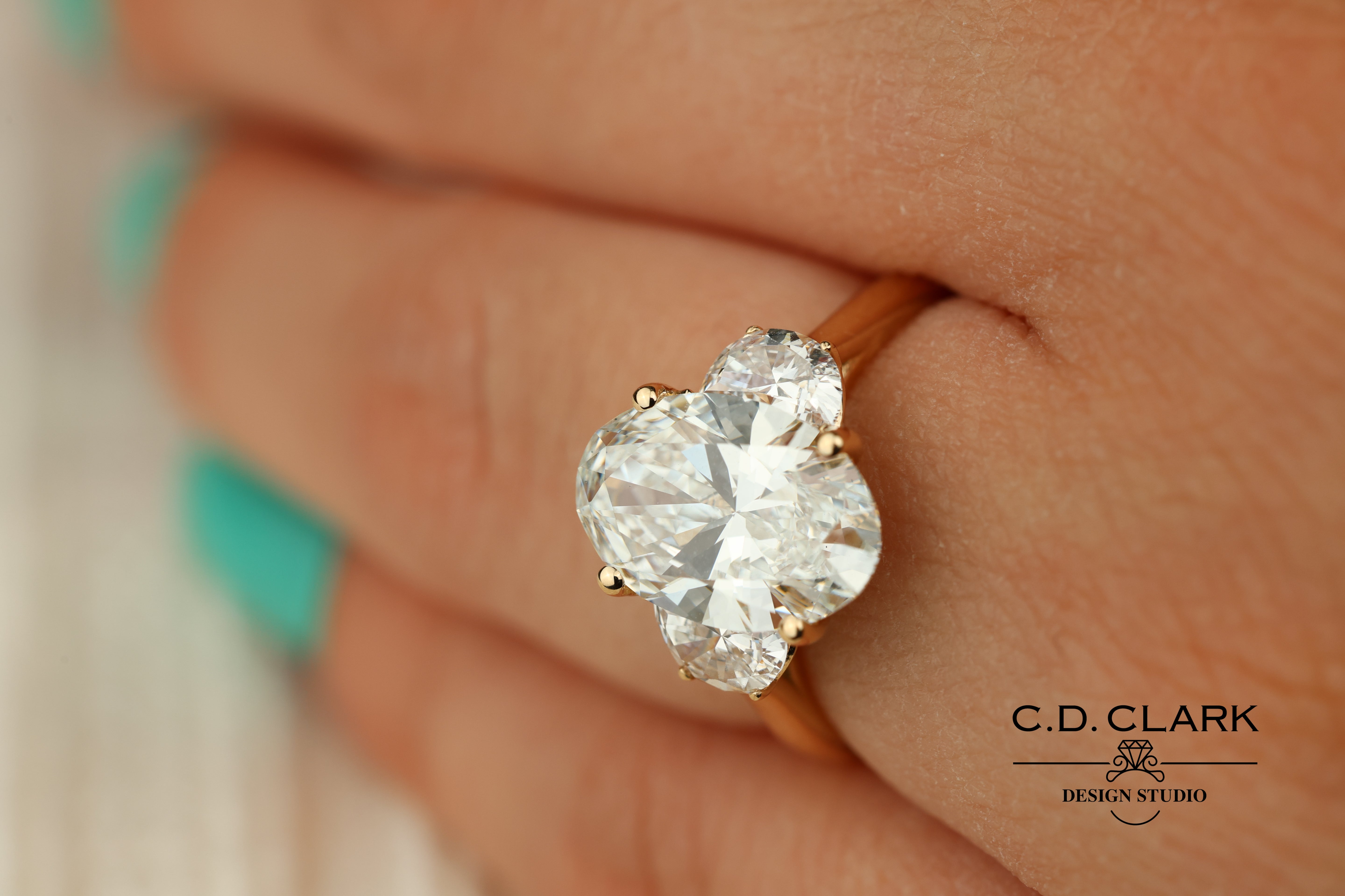 Stunning Oval Engagement Ring