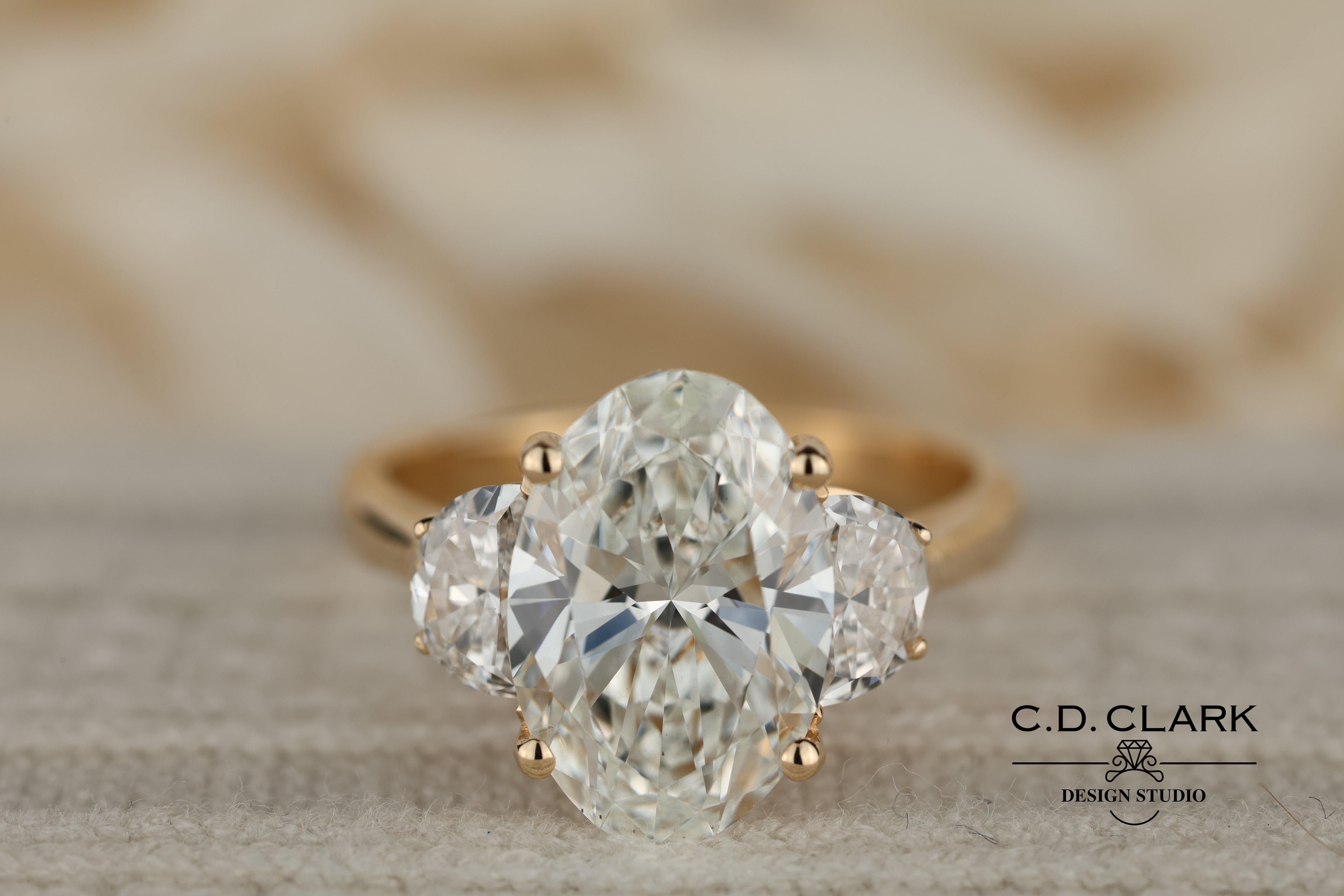 Stunning Oval Engagement Ring