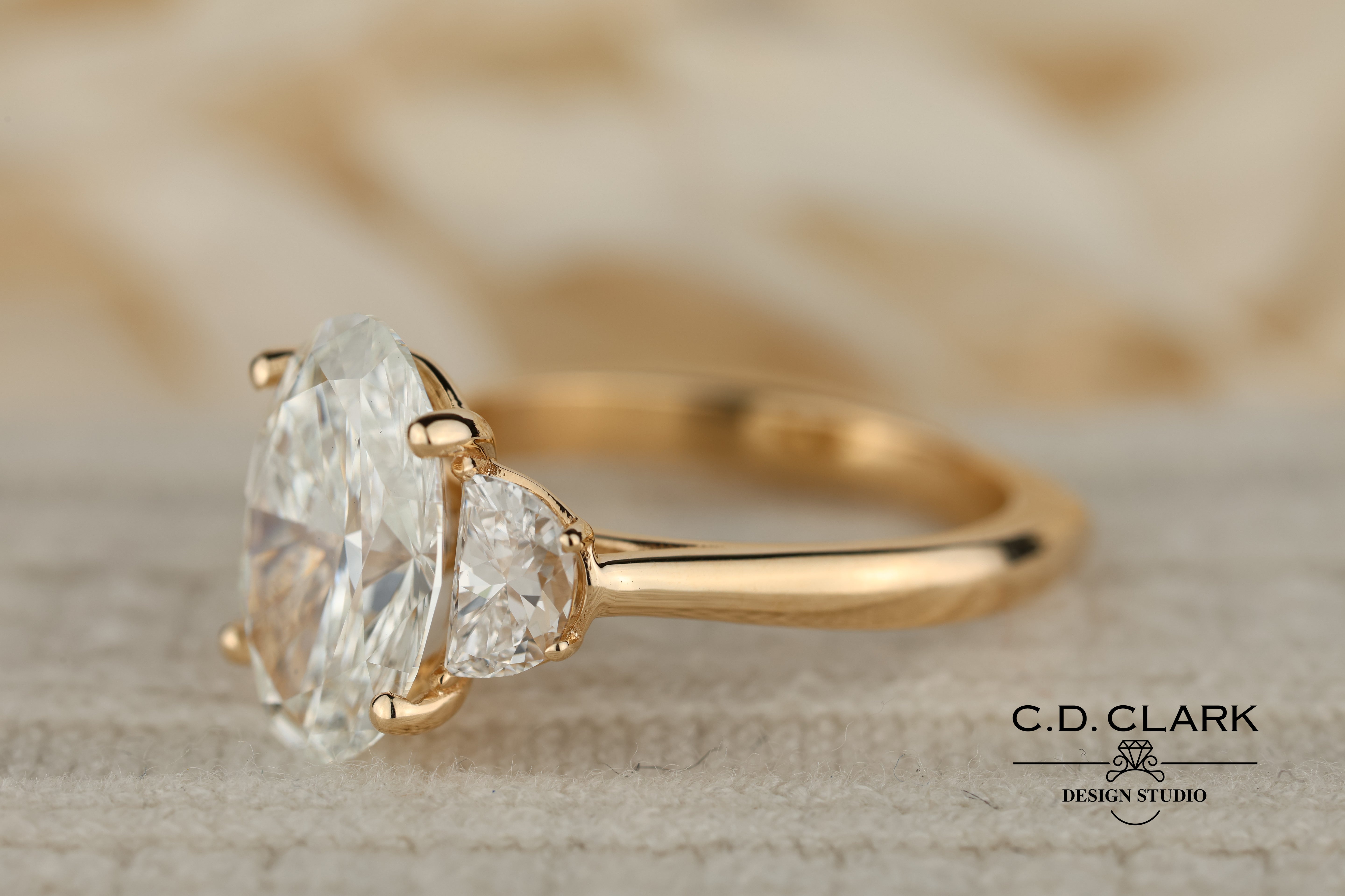 Stunning Oval Engagement Ring