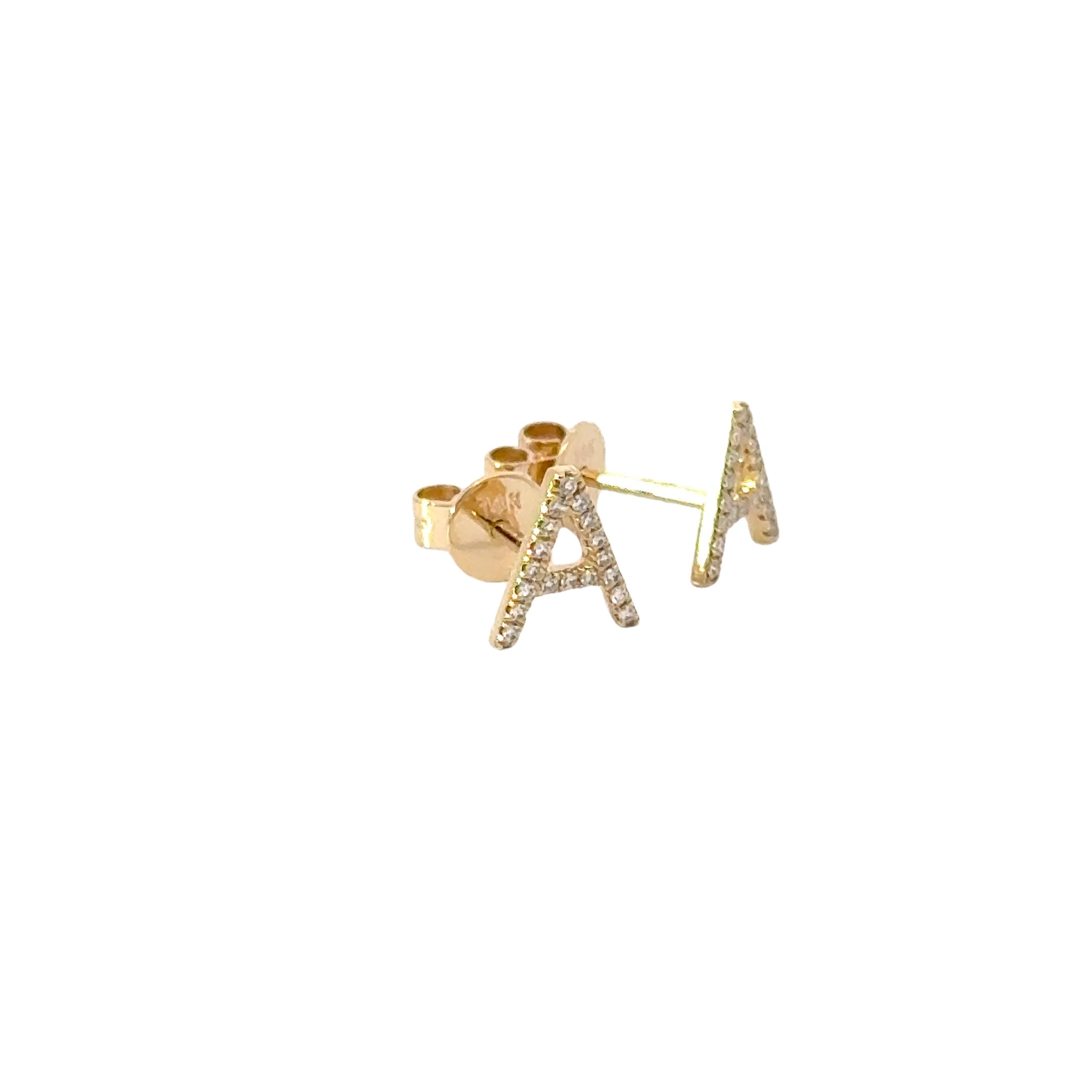 A-Shaped Stud Earrings