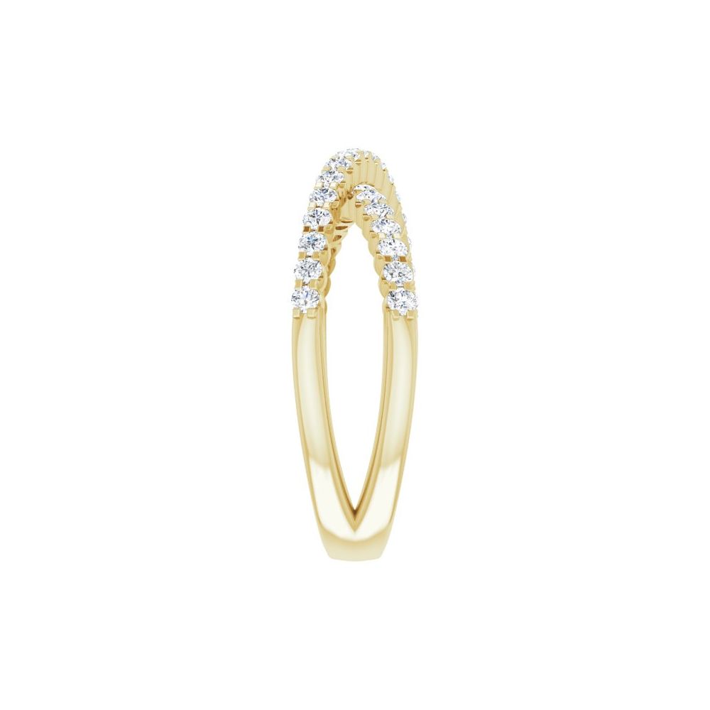 Infinite Elegance Criss-Cross Diamond Ring