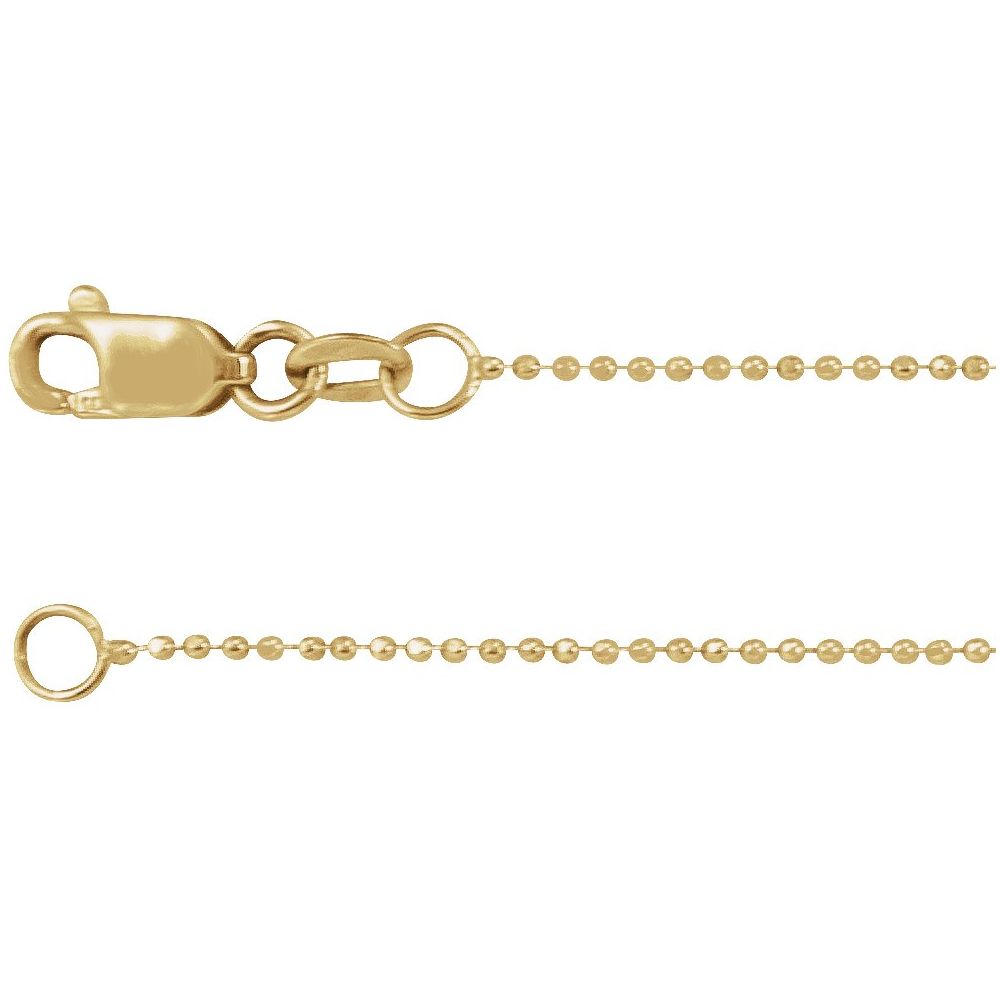 1mm Diamond-Cut Bead Chain