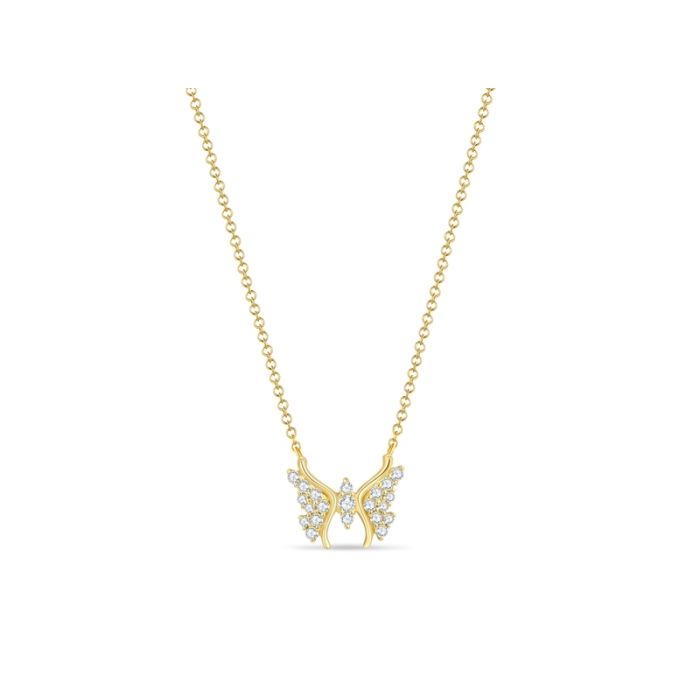 Butterfly Diamond Necklace