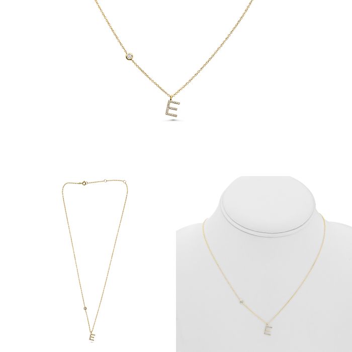 Initial Diamond Necklace