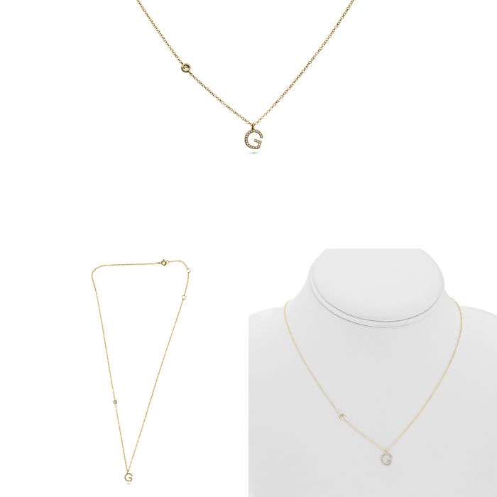 Initial Diamond Necklace