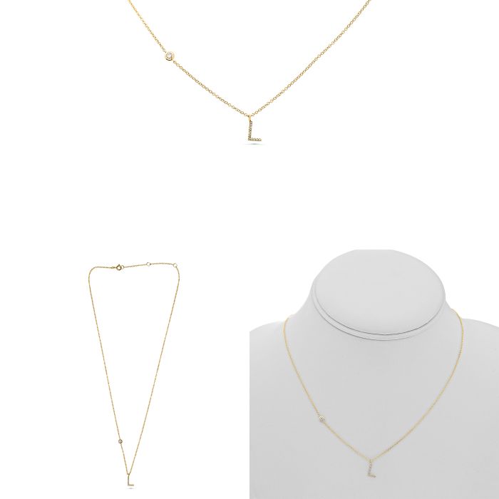 Initial Diamond Necklace