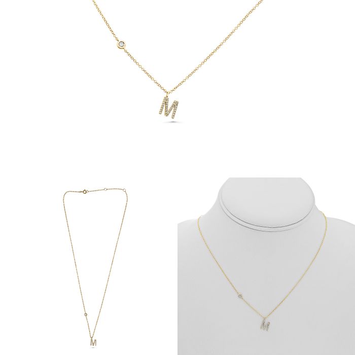 Initial Diamond Necklace