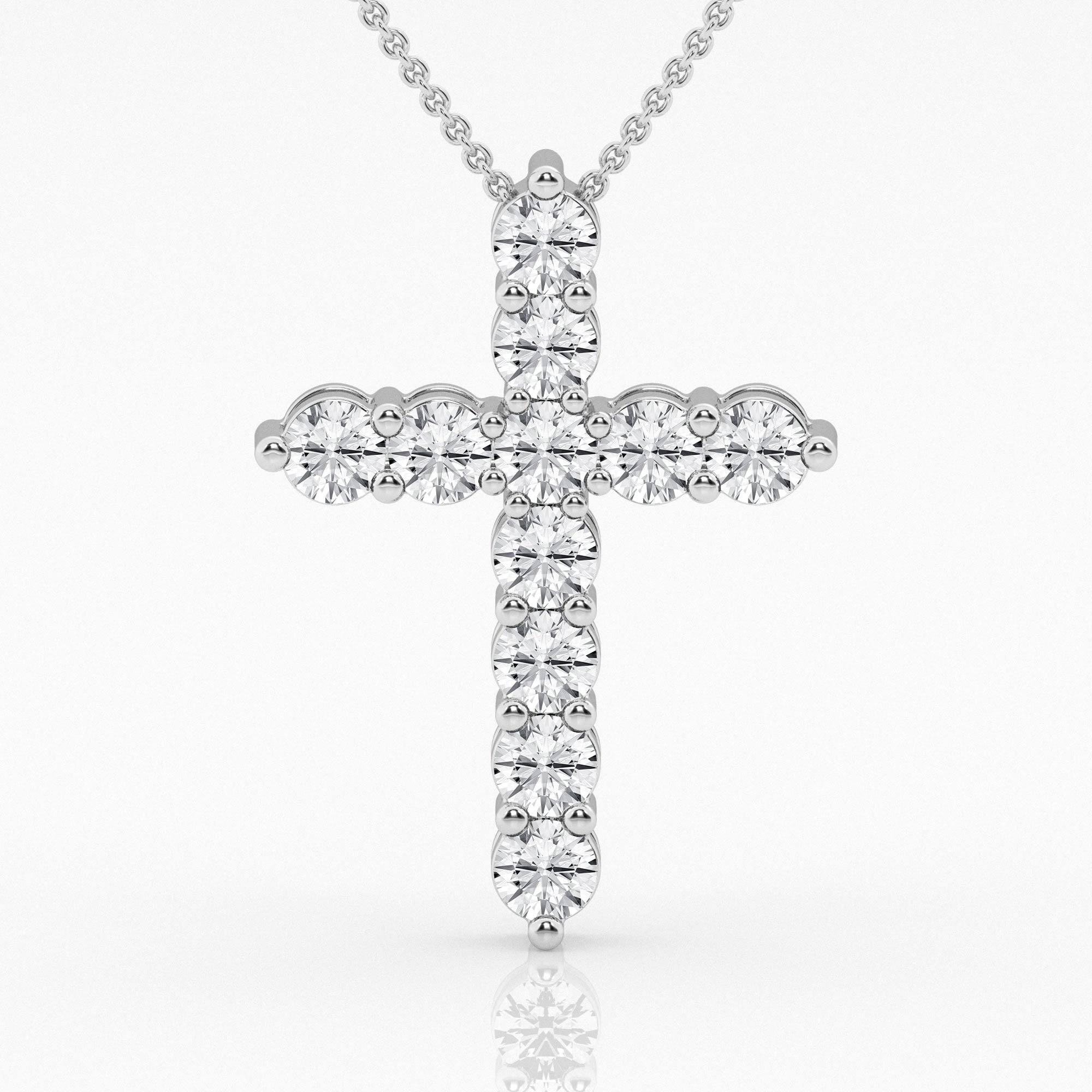 3 Carat Cross Diamond Pendant