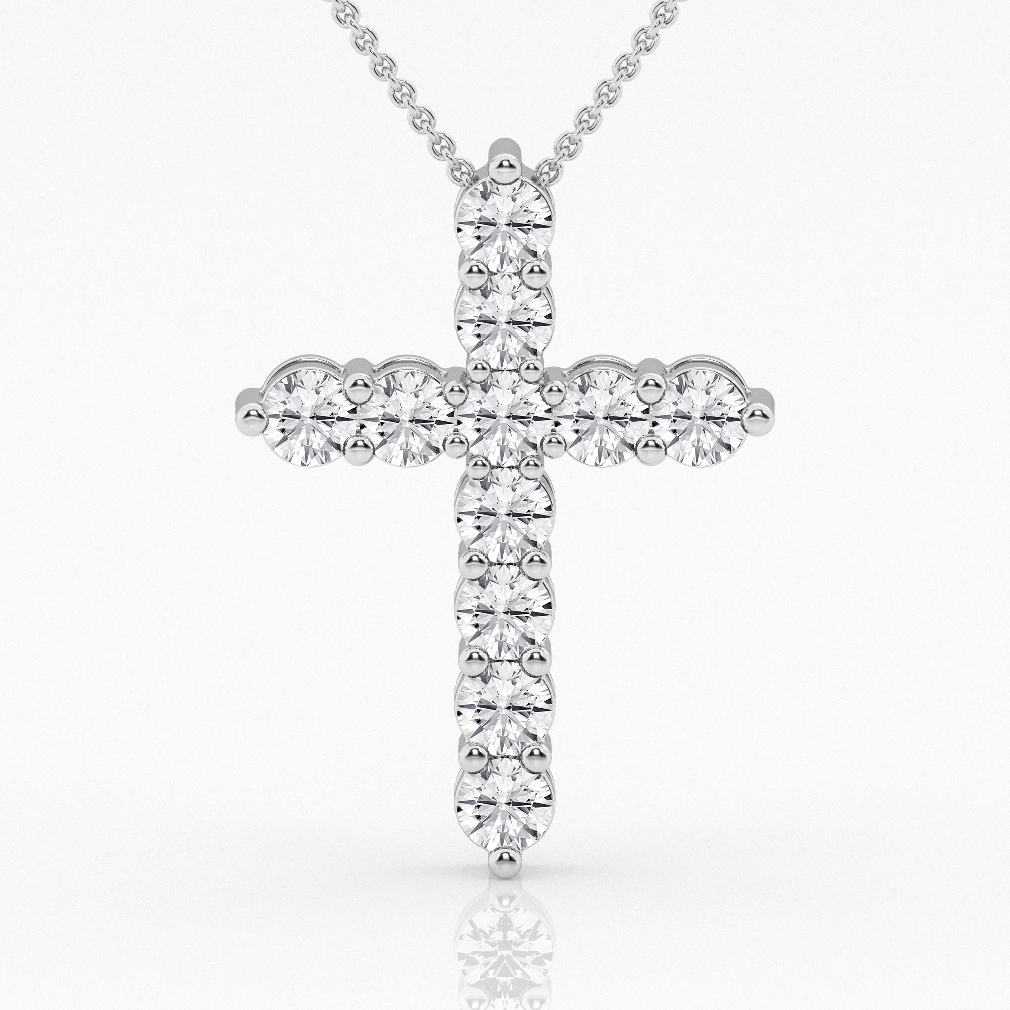 3 Carat Cross Diamond Pendant