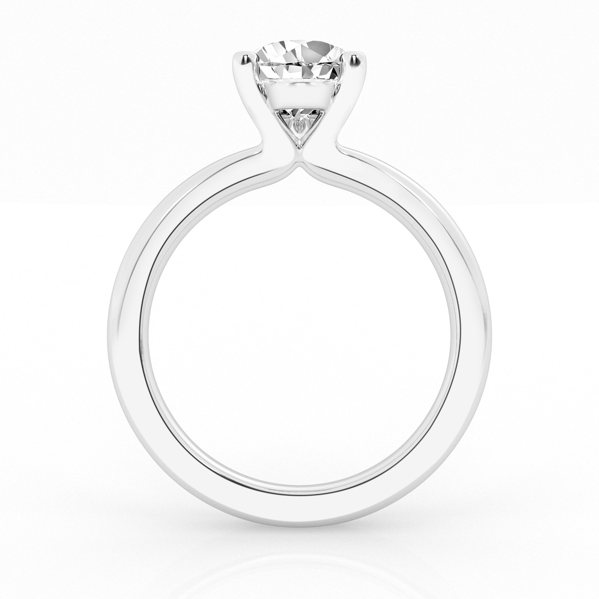 2 carat Pear Solitaire Diamond Ring