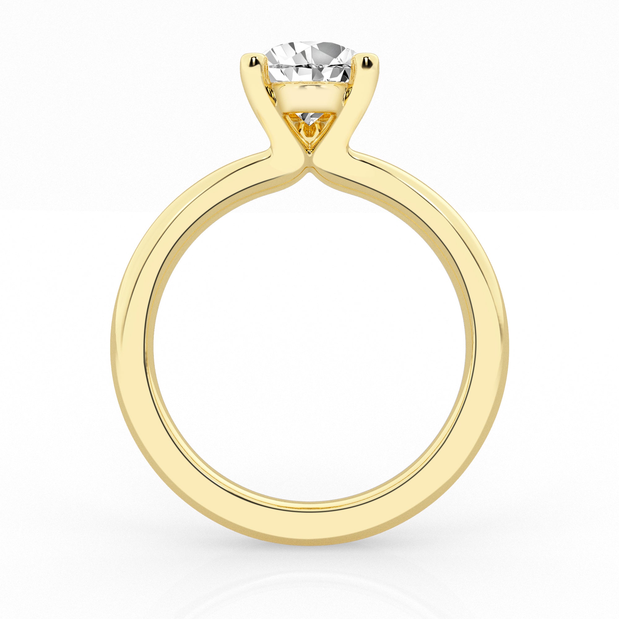 2 carat Pear Solitaire Diamond Ring
