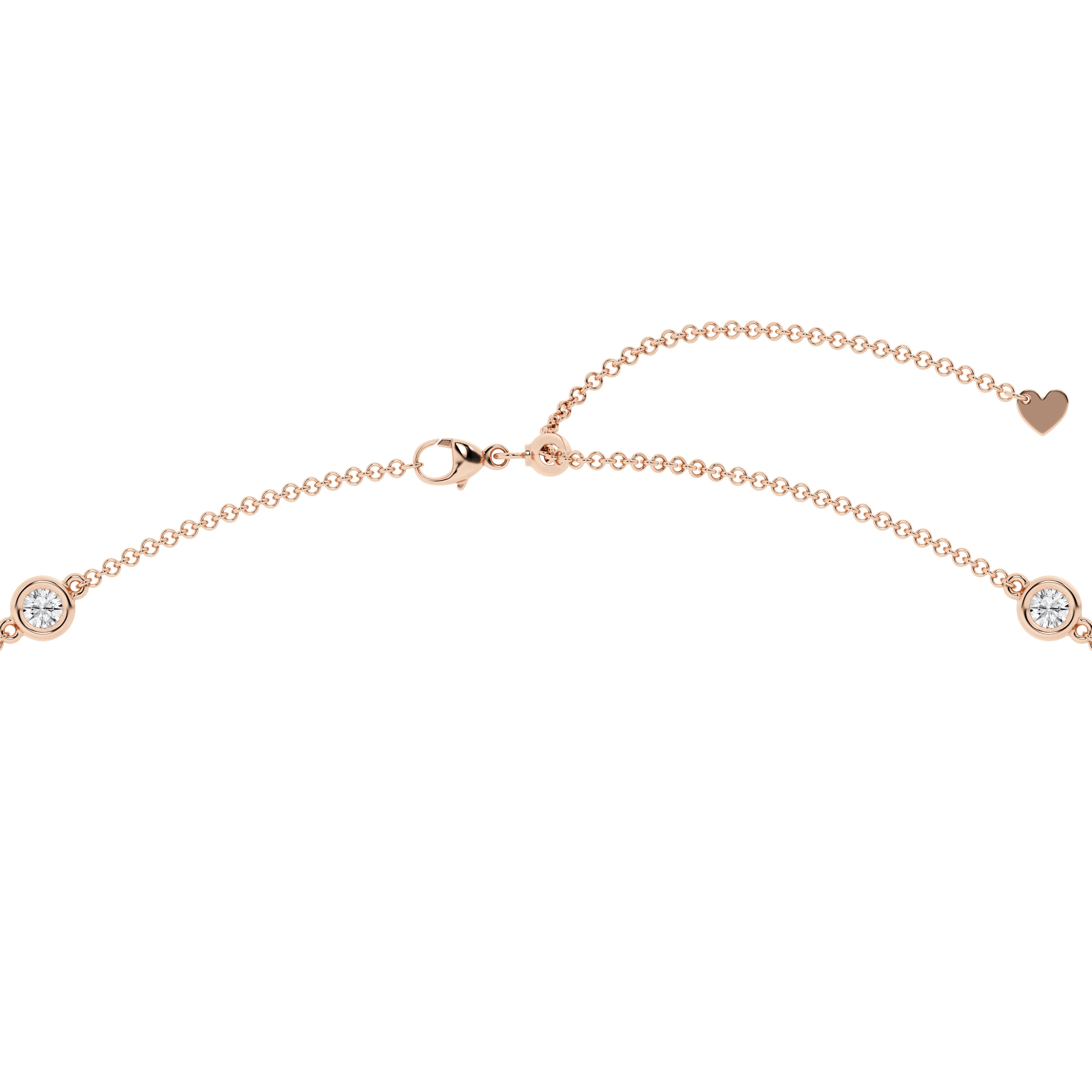 2 carat Diamond By the Yard Necklace