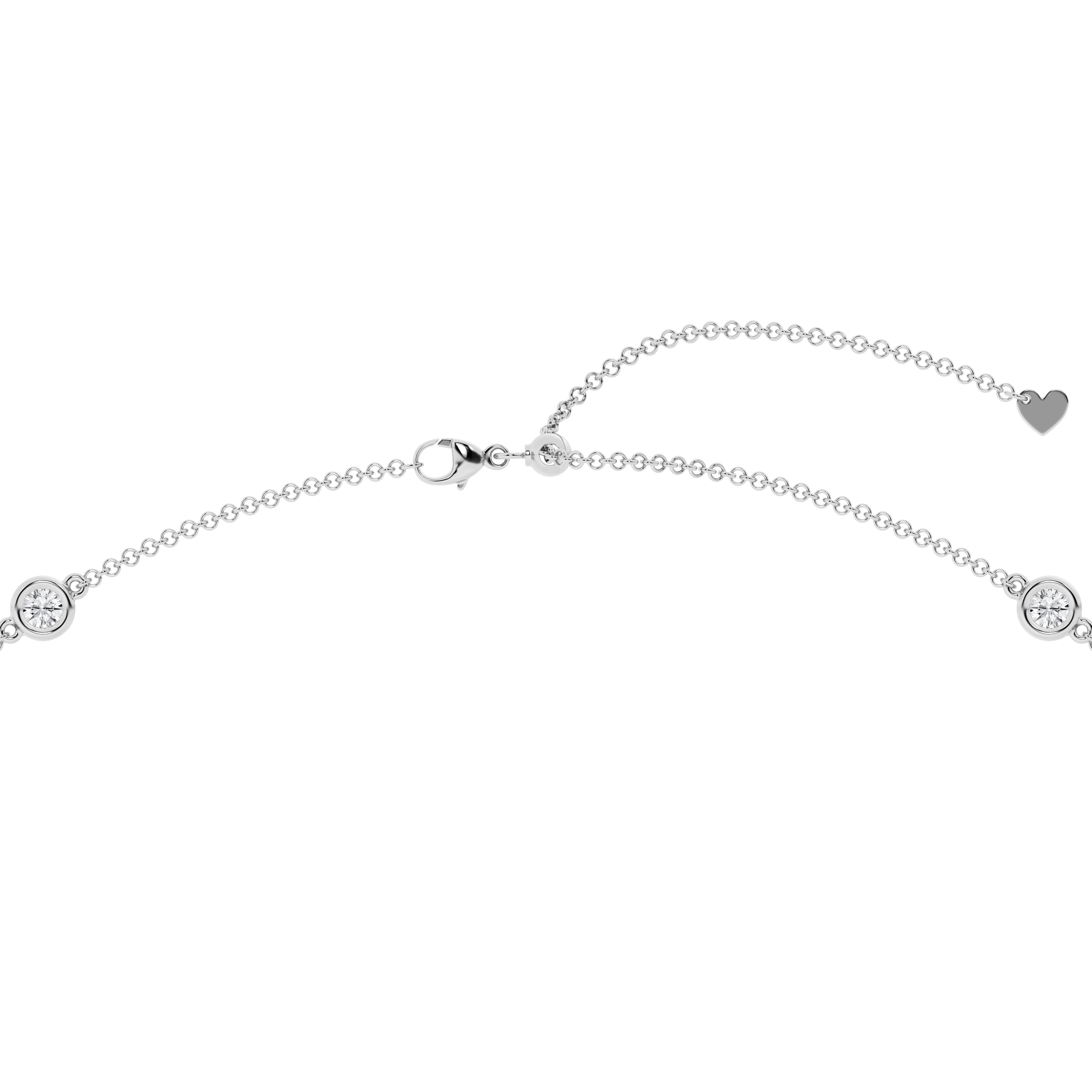 2 carat Diamond By the Yard Necklace