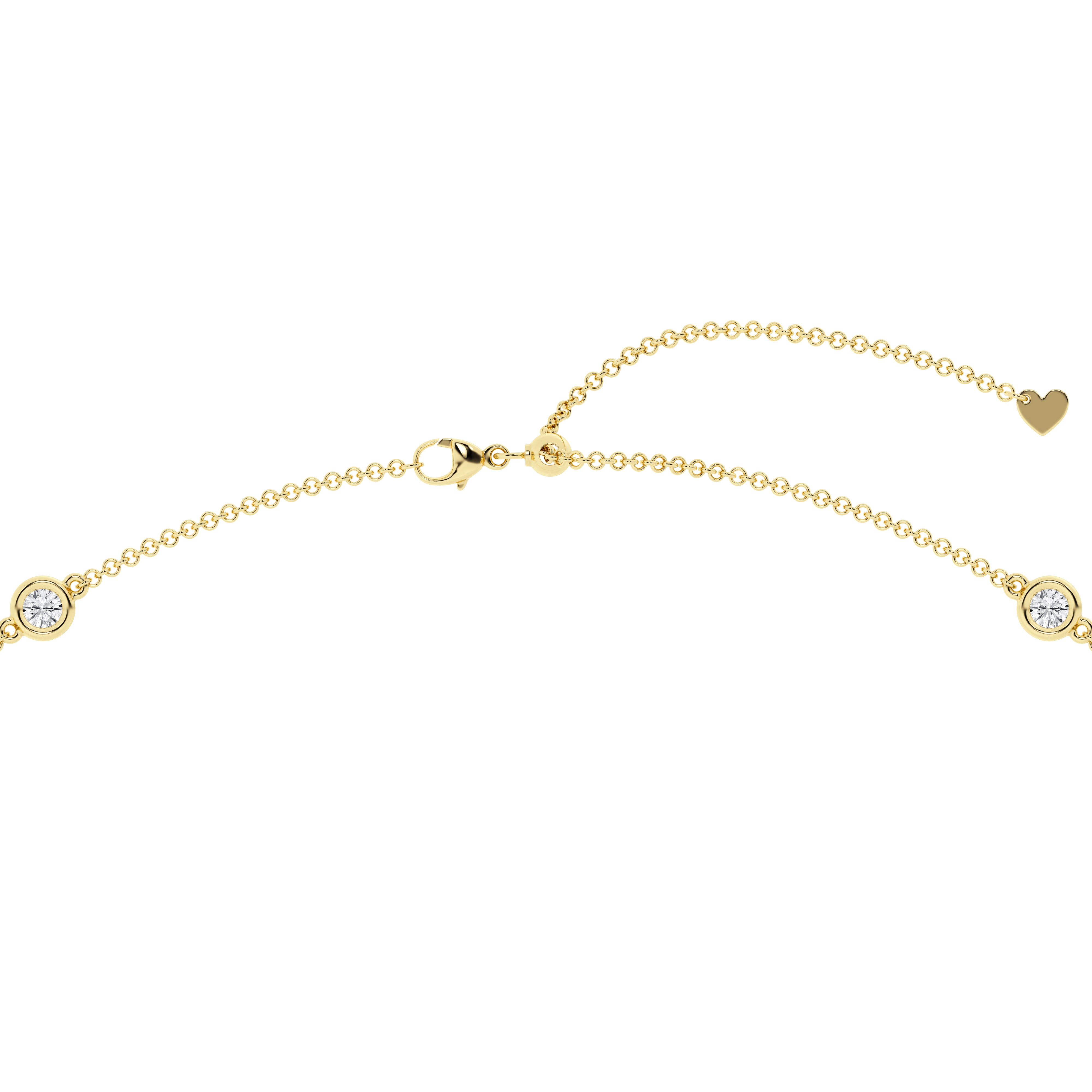 2 carat Diamond By the Yard Necklace