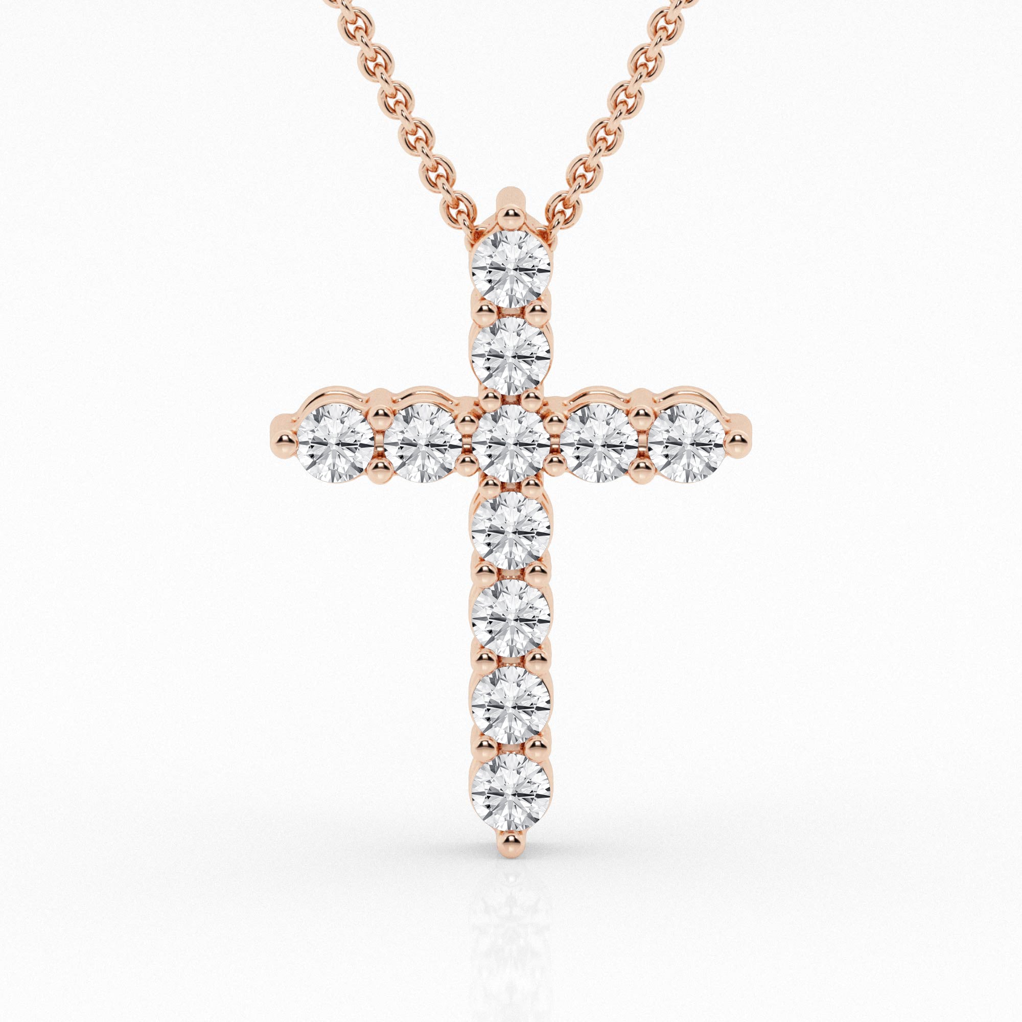 1 carat Cross Pendant