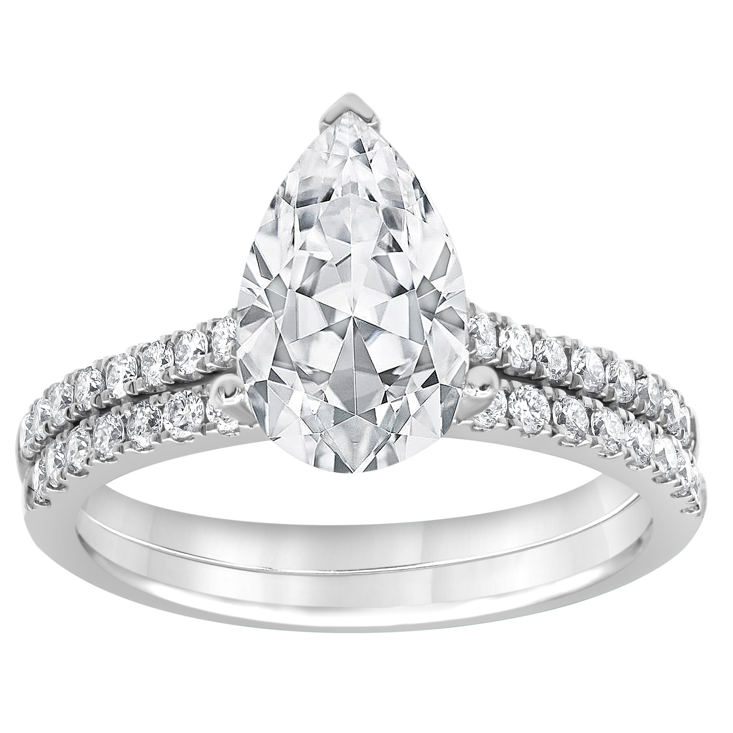 2.5 carat Hidden Halo Engagement Ring