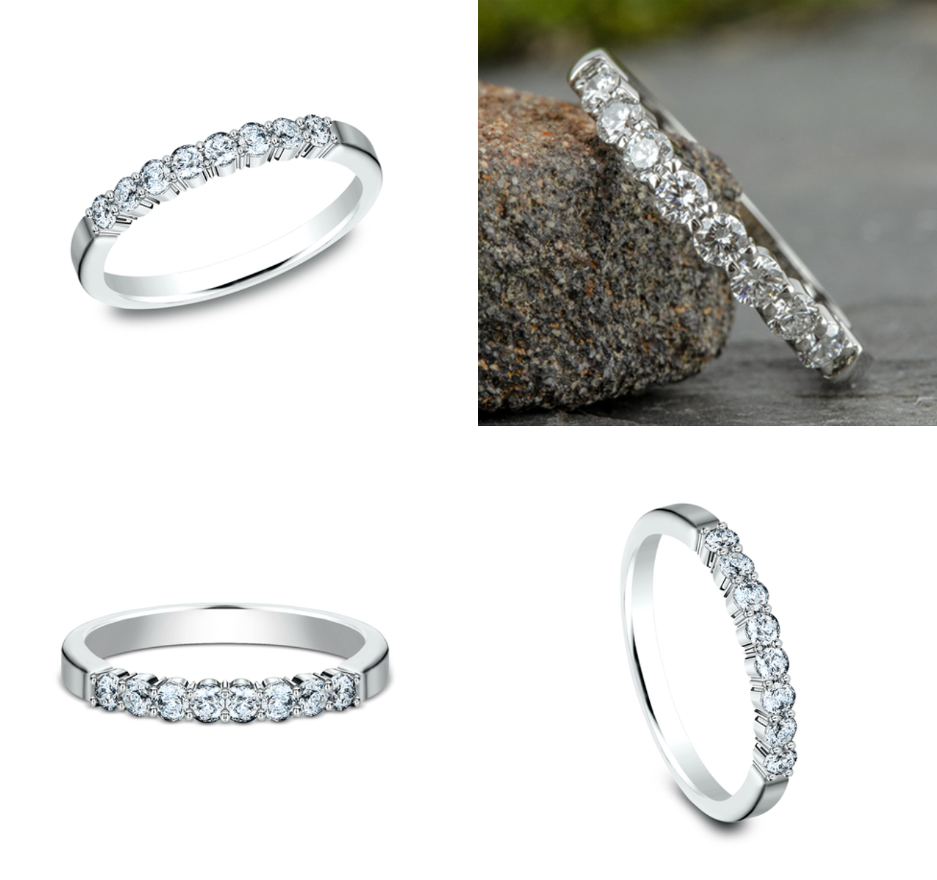 The Audrey - 14K White Gold