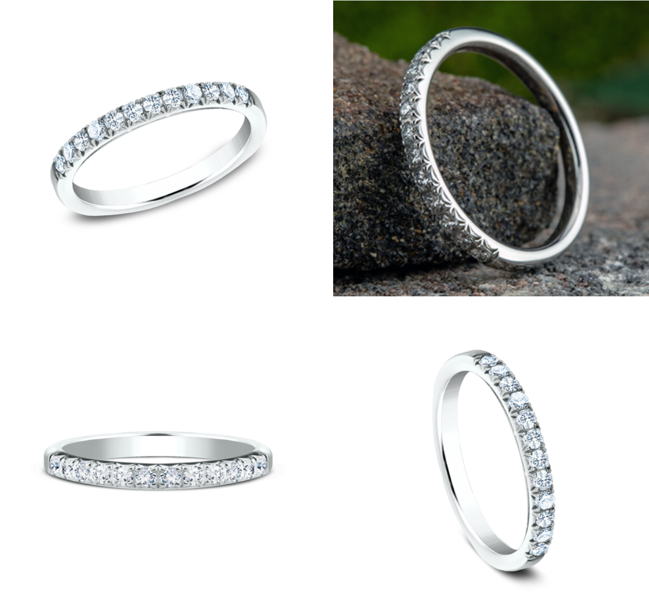 The Scarlet - 14K White Gold