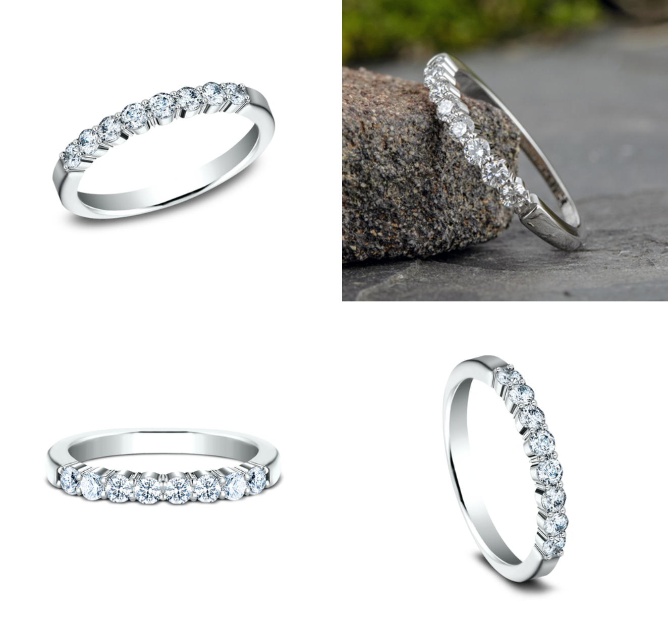 The Knockout - 14K White Gold