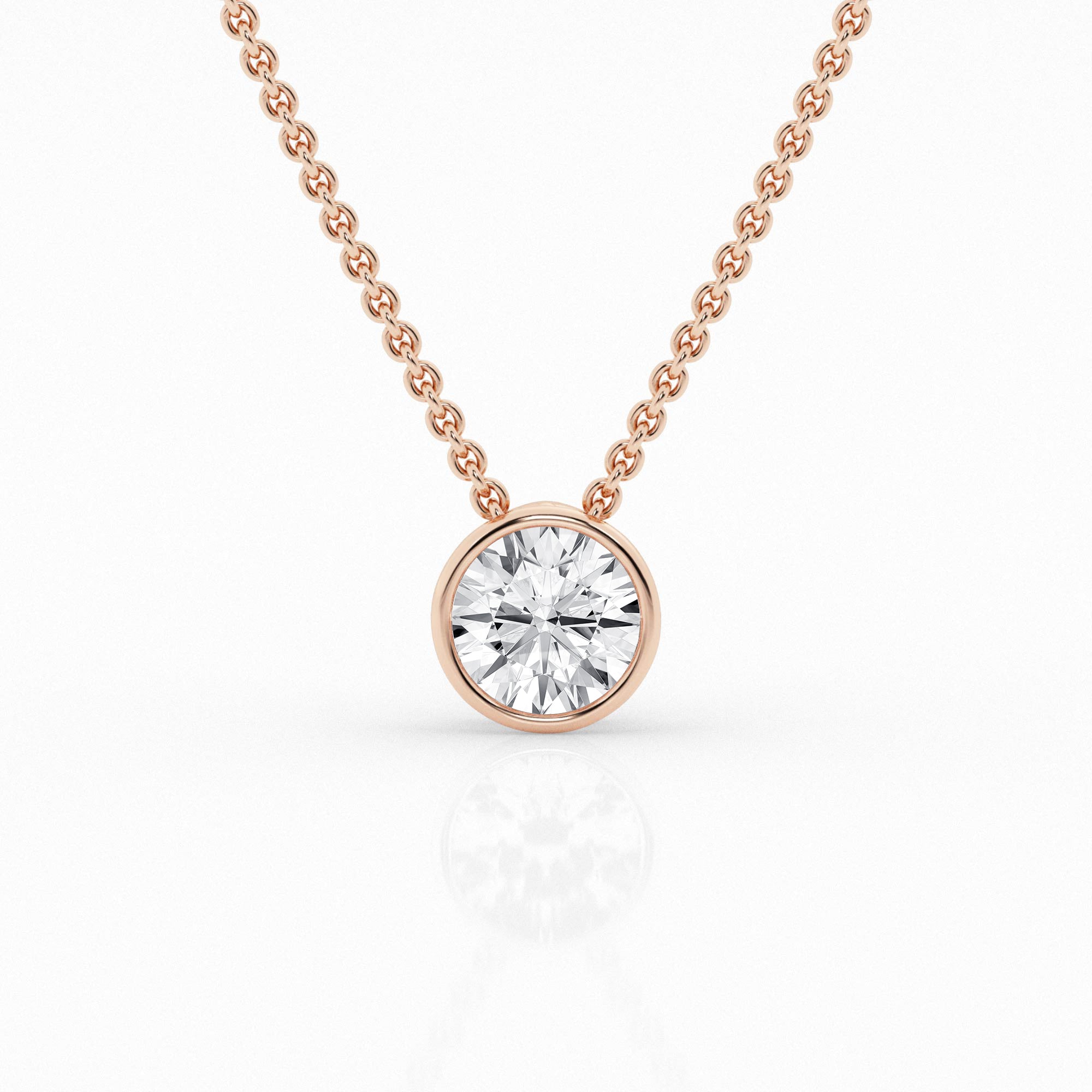 1 carat Bezel Pendant