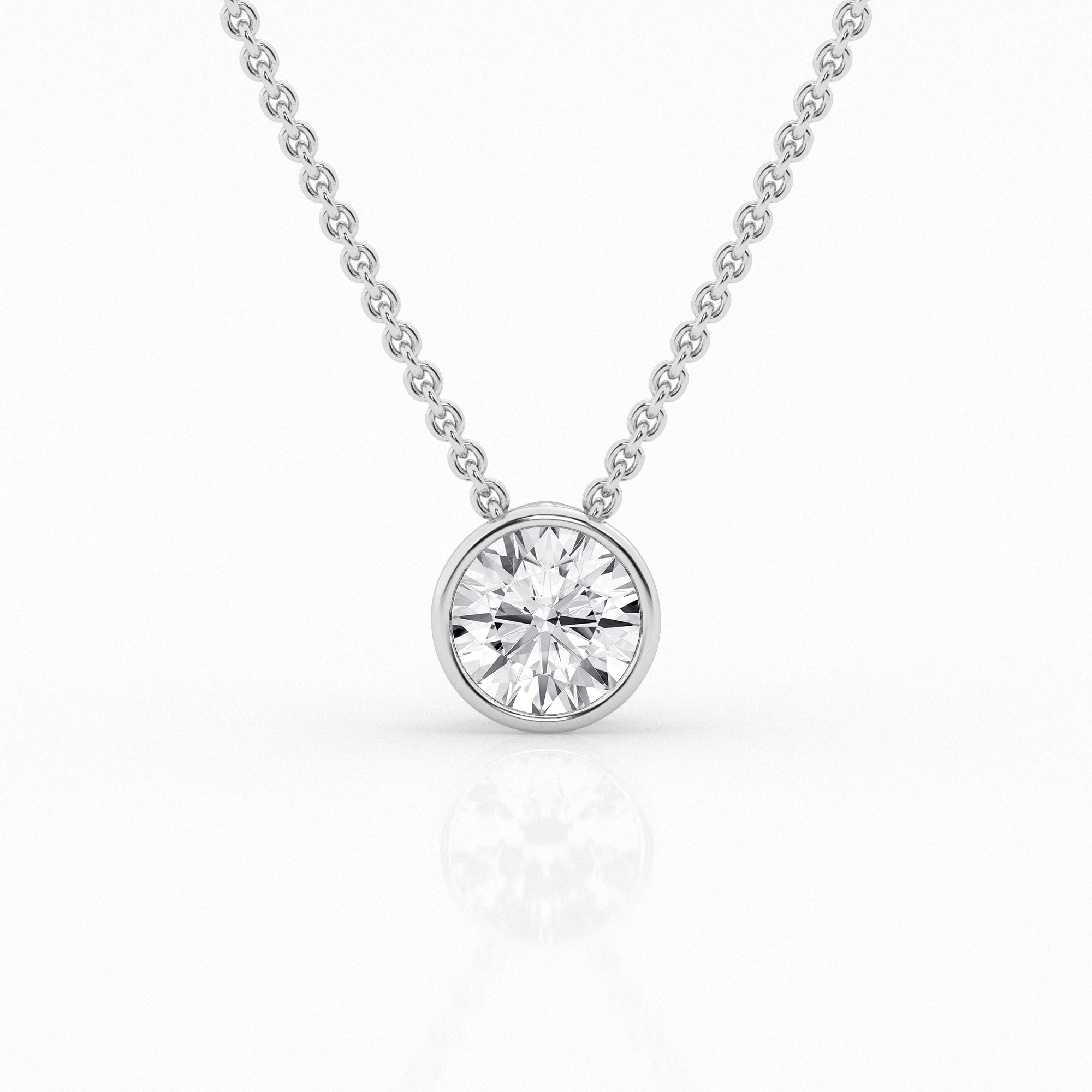 1 carat Bezel Pendant
