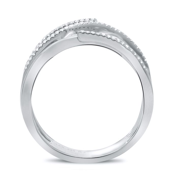 Diamond Overlapping Ring