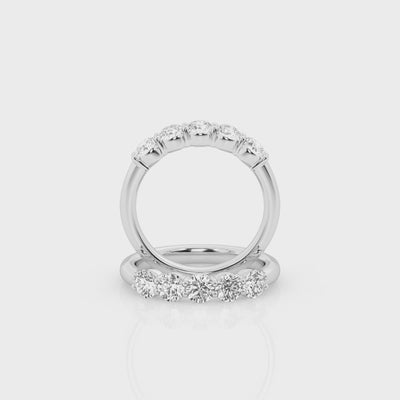 3.5 carat Round Five Stone Diamond Ring