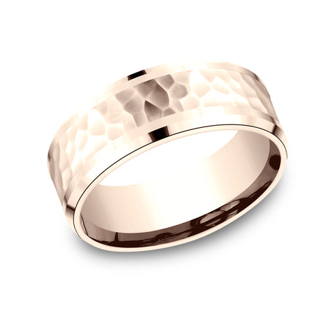 The Borland - 14K Rose wedding band