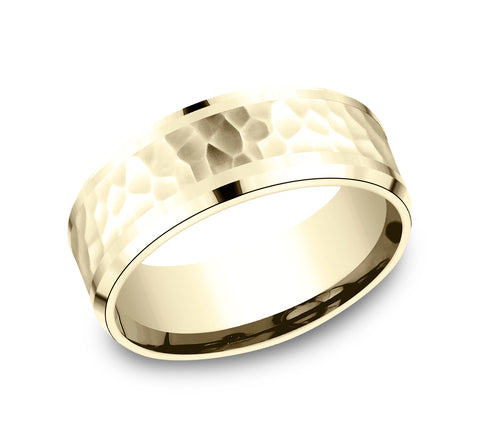 The Borland - 14K Yellow wedding band