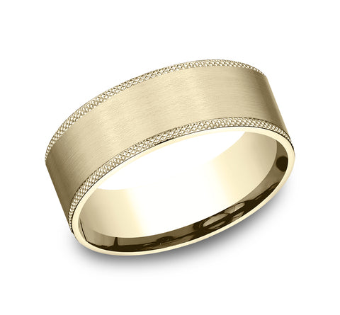 14K Yellow wedding band