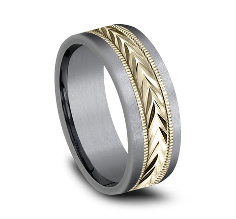 The Harvest - Grey Tantalum/14K White Gold