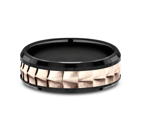 The Dundee - Black Titanium/14K Rose