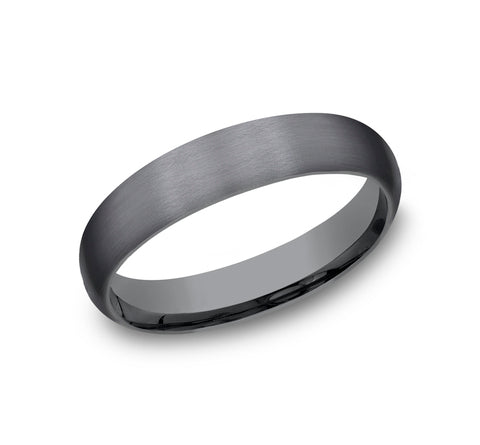 Tantalum Dark comfort fit wedding band