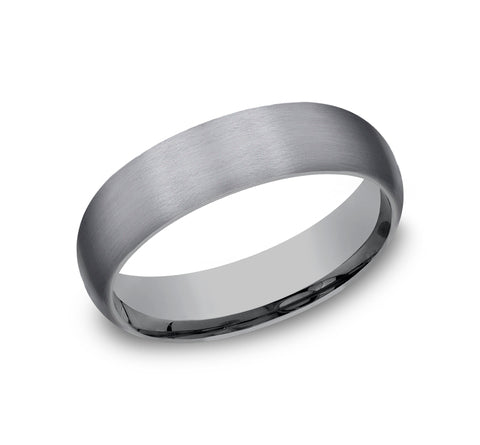 Tantalum Grey satin finish wedding band