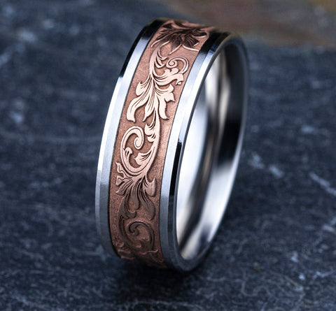 The Royal - 14K White/Rose