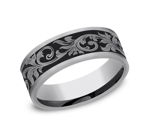 The Palace - Tungsten wedding band