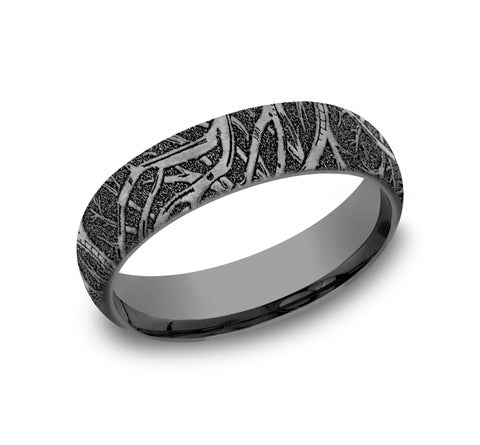 The Artemis - Tantalum Dark wedding band