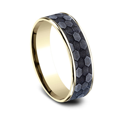 The Keeper - 14K Yellow/Tantalum Grey