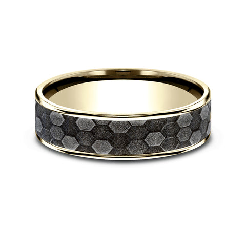 The Keeper - 14K Yellow/Tantalum Grey