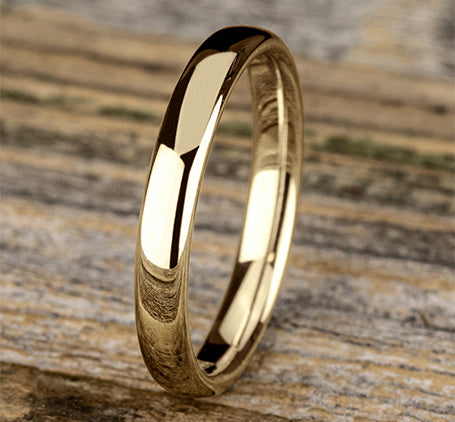 Euro-Dome Comfort Fit - 18K Yellow