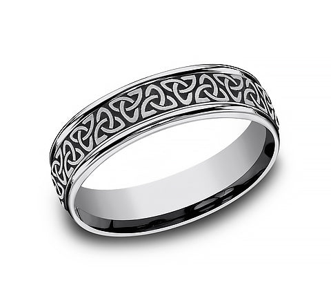 The Limerick - Tungsten wedding band