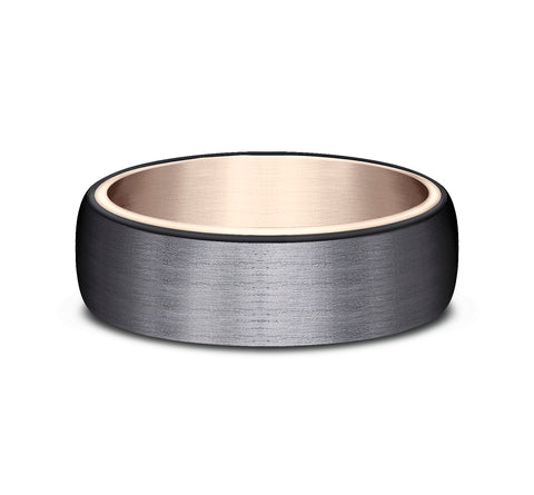The Baron - 14K Rose/Black Titanium