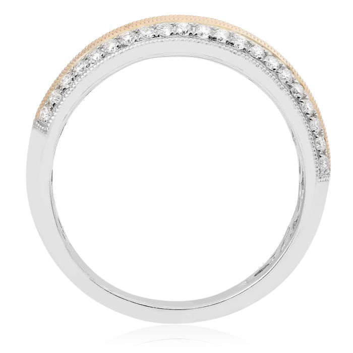 Eclat Pink Diamond Band, side