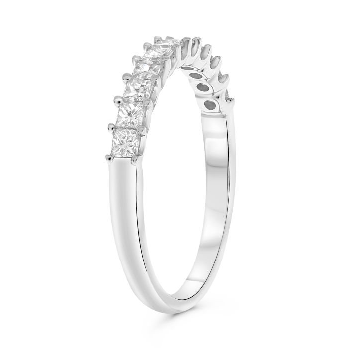 Princess-Cut Diamond Band